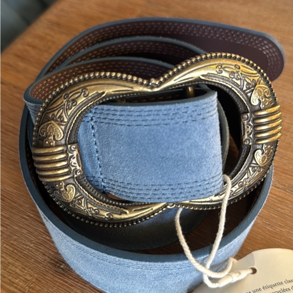 Rare Sezane Blue Belt - Picture 2 of 2